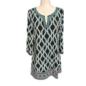 Geometric Patterned Women's Top